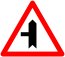 indicator rutier Intersectie cu un drum fara prioritate