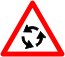 indicator rutier Presemnali-zare intersectie cu sens giratoriu