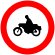 indicator rutier Accesul interzis motocicletelor