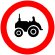 indicator rutier Accesul interzis tractoarelor si masinilor agricole